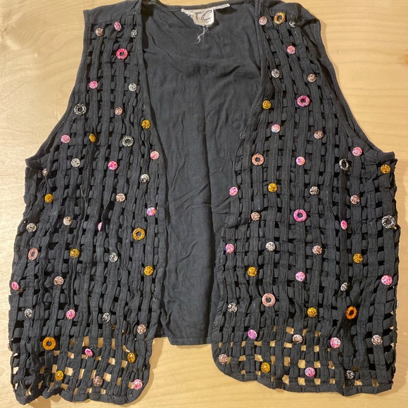 XTC Sleeveless Cardigan 2X (EJ) - Picture 6 of 7